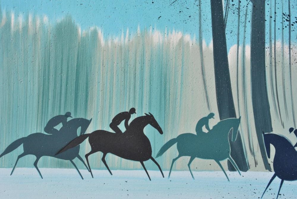 Serge Lassus | Serge LASSUS - Riders in Winter (1982) | MutualArt