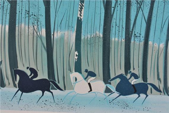 Serge Lassus | Serge LASSUS - Riders in Winter (1982) | MutualArt