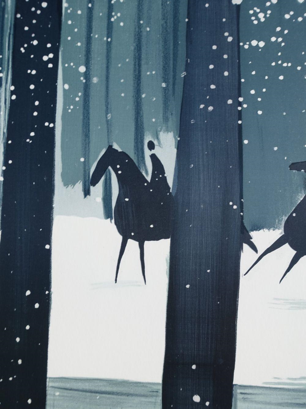 Serge Lassus | Riders in Winter (1982) | MutualArt