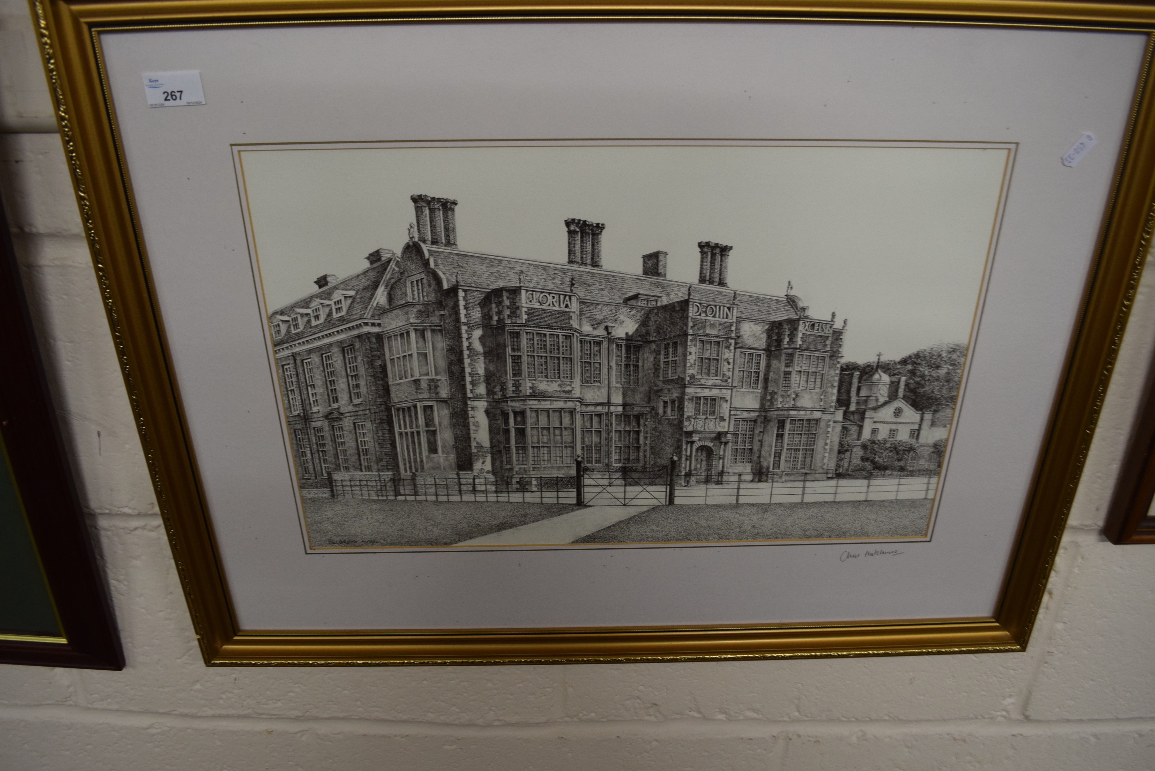 Artwork by Chris Hutchins, Chris Hutchins, Made of monochrome print