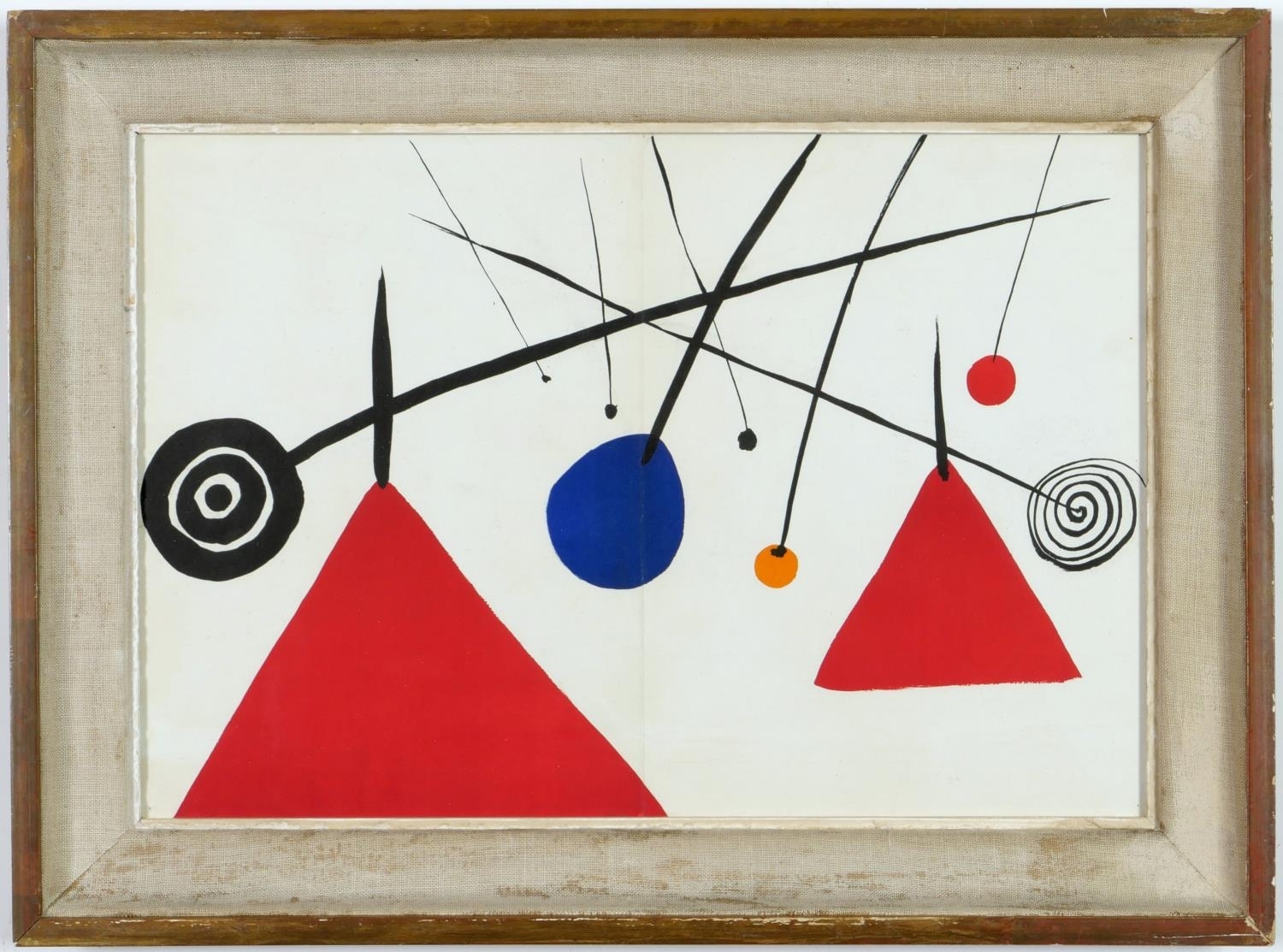 Alexander Calder | Abstract lithograph 1954 (1954) | MutualArt