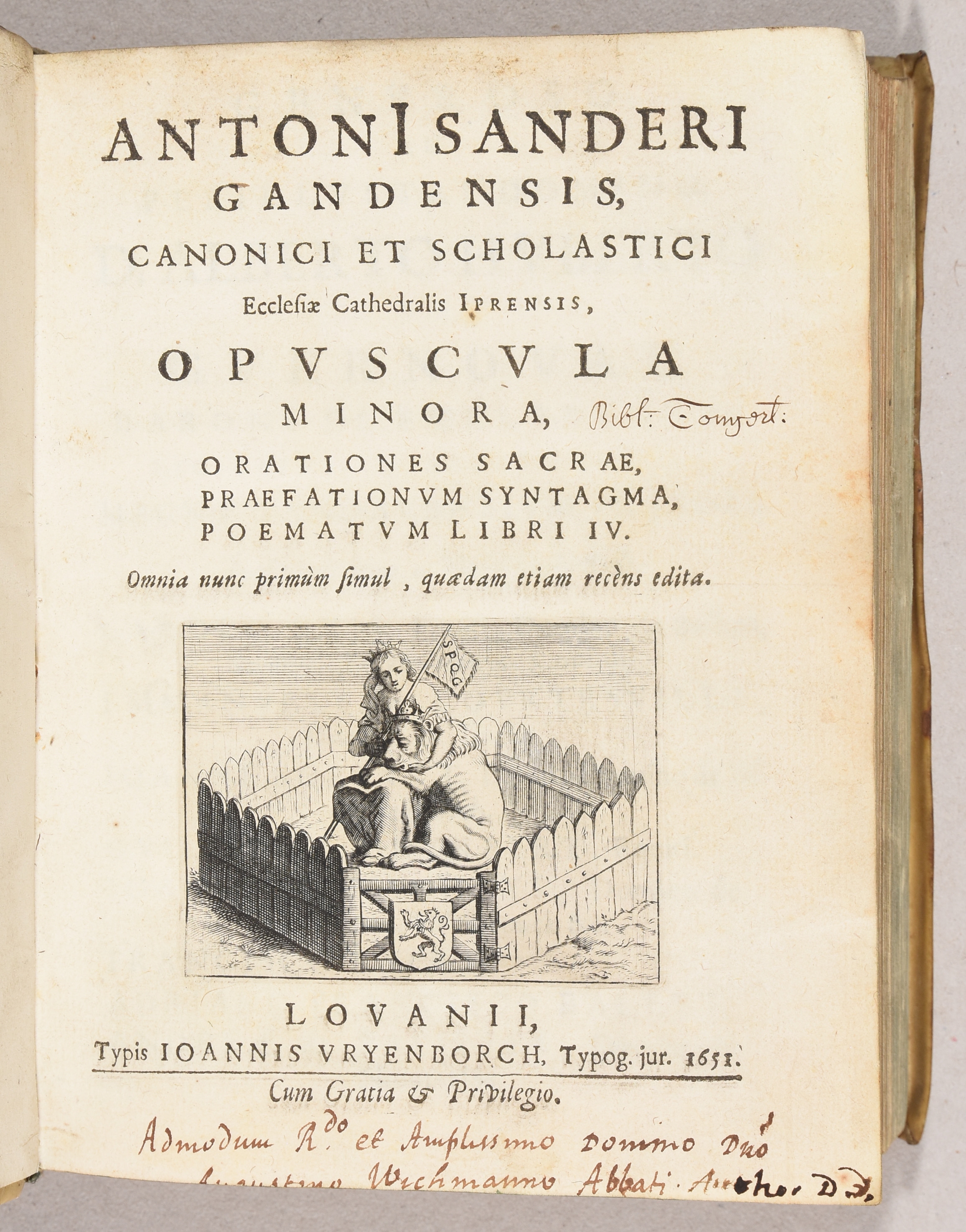 Antonius Sanderus | Opuscula minora (1651) | MutualArt