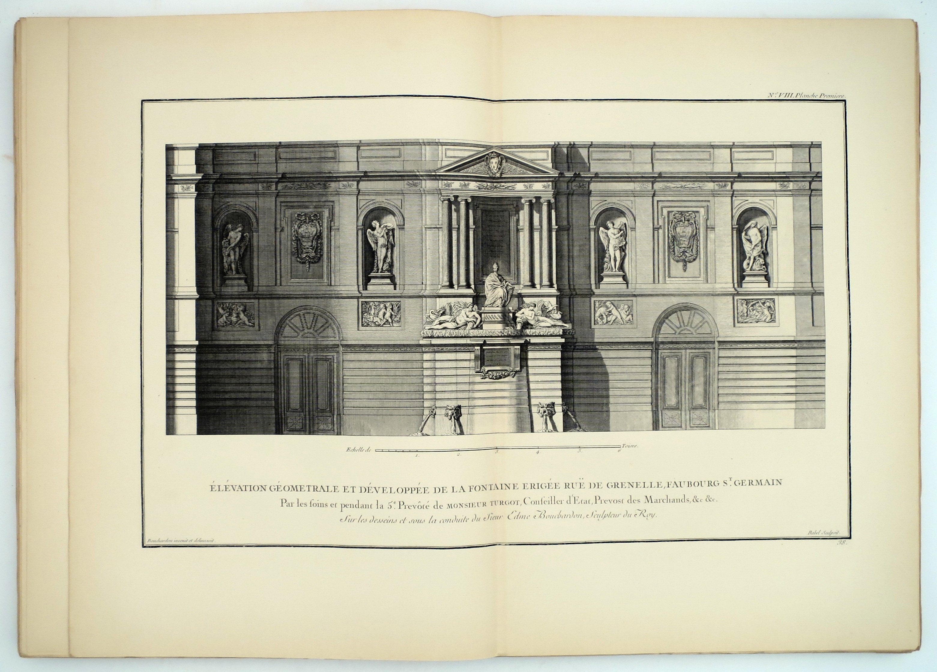 Artwork by Jacques-Francois Blondel, Réimpression de l'Architecture