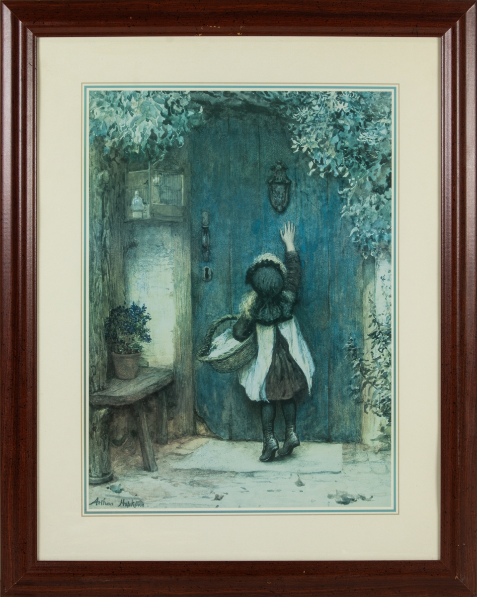 Artwork by Arthur Hopkins, The Visitor,, Made of offset print