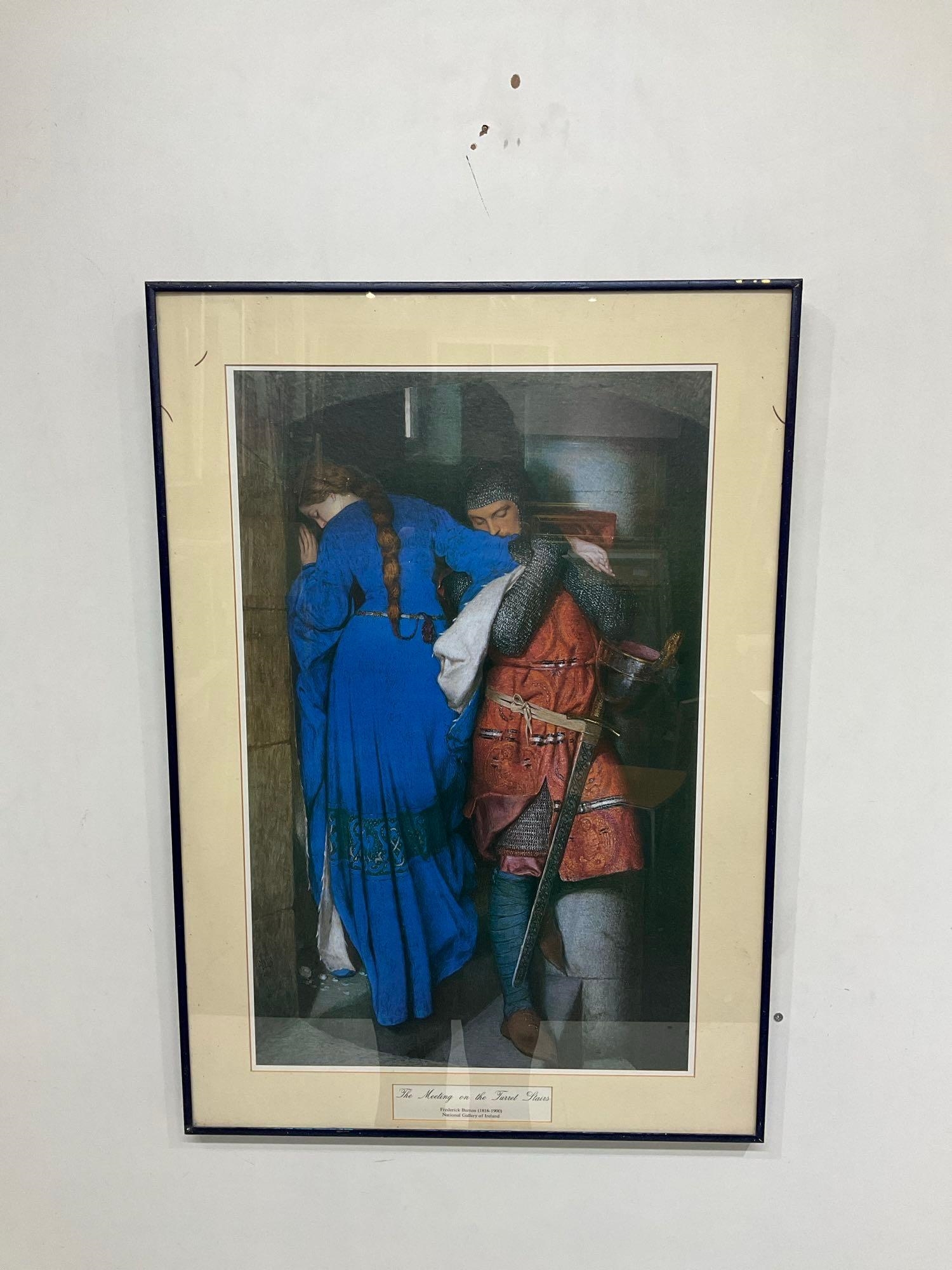 Frederic William Burton | The Meeting on the Turret Stairs | MutualArt