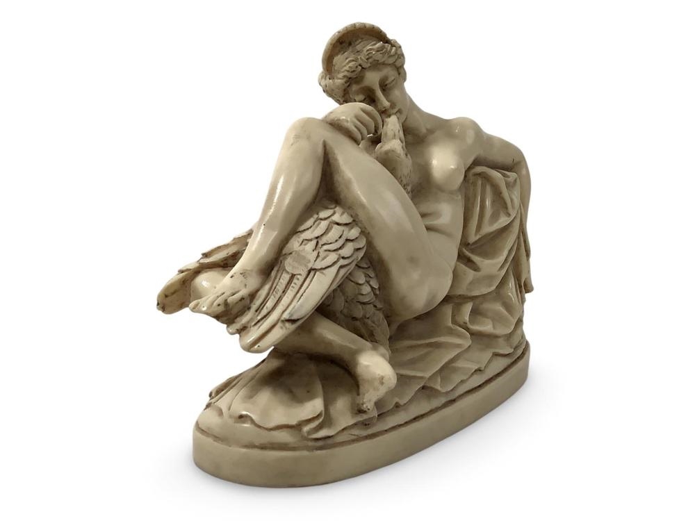 Artwork by Gino Ruggeri, Leda and the Swan, Made of Sculpture