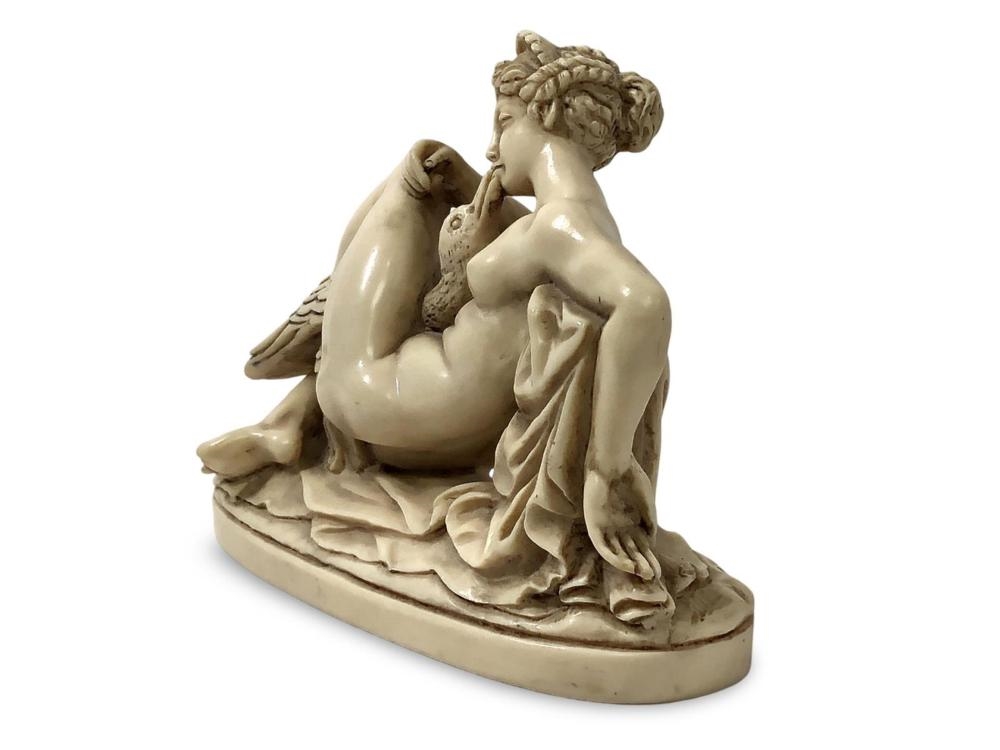 Artwork by Gino Ruggeri, Leda and the Swan, Made of Sculpture