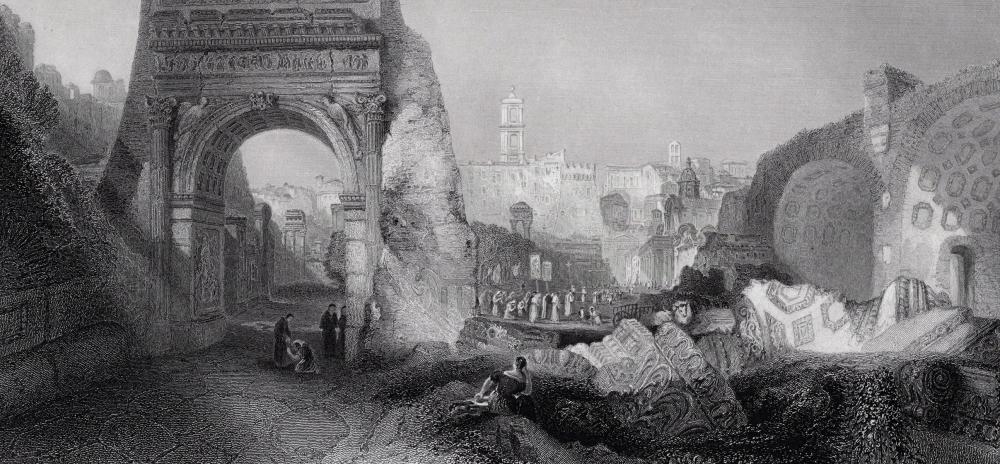 Joseph Mallord William Turner | JMW TURNER 1800s Engraving View of ...