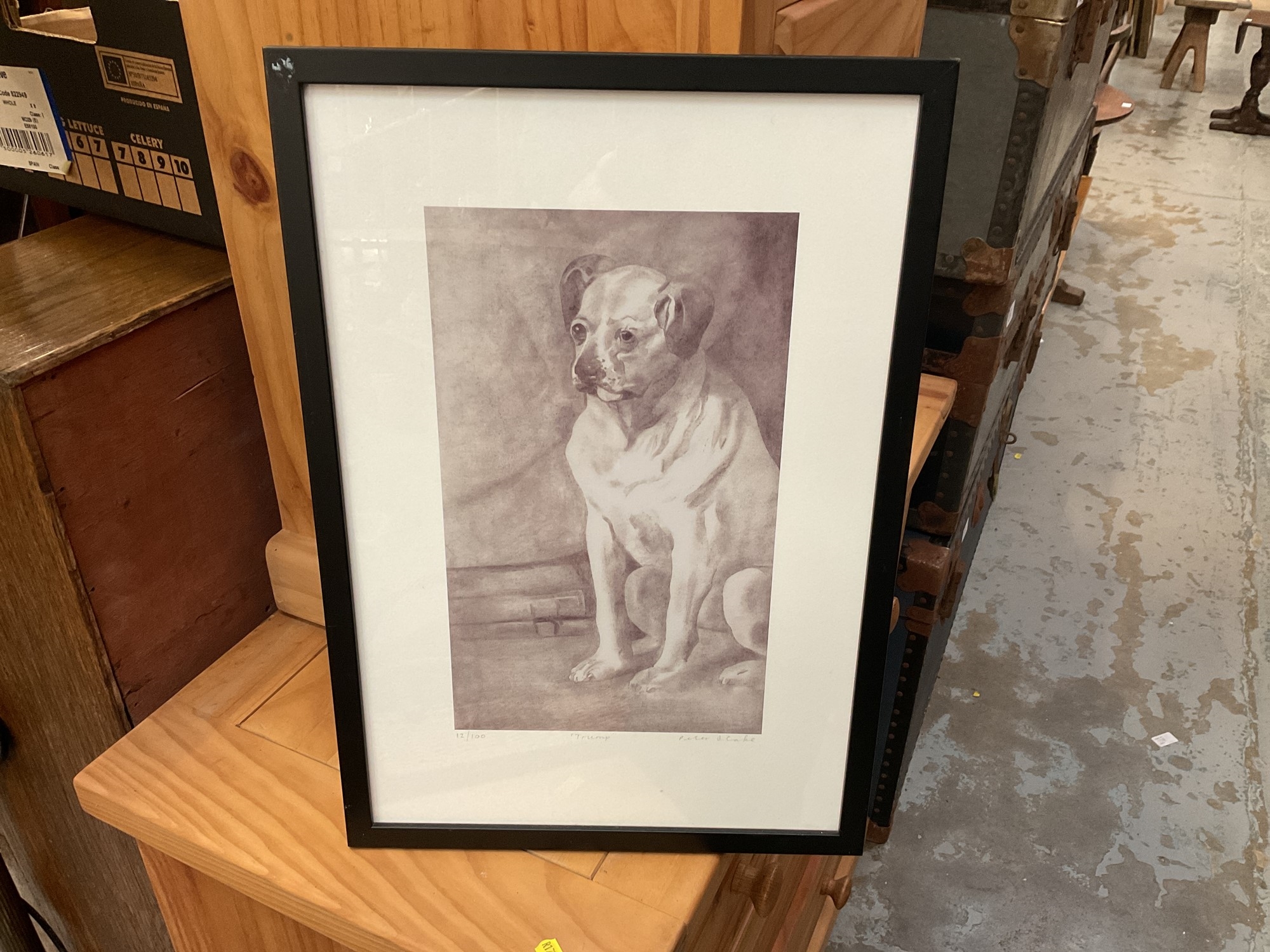 Peter Blake | Peter Blake, signed limited edition print of his dog ...