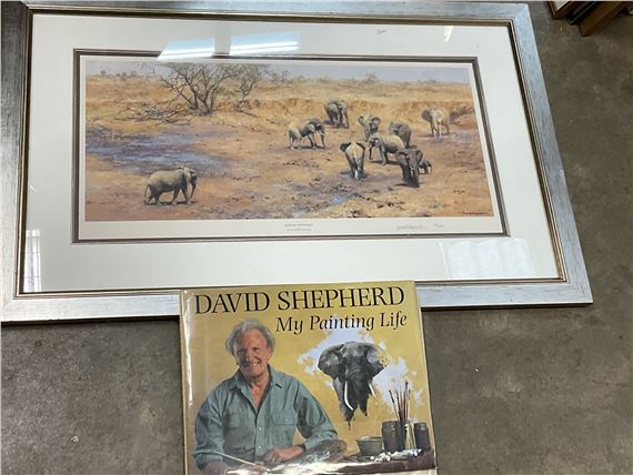 David Shepherd | African Waterhole | MutualArt