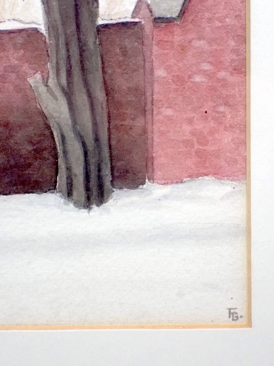 Artwork by Fergus Graham, In Heronden Garden, Made of watercolour