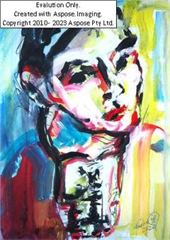 Mit dem Halsschmuck von Josef Kinz, 2024 - Naoko Muneoka