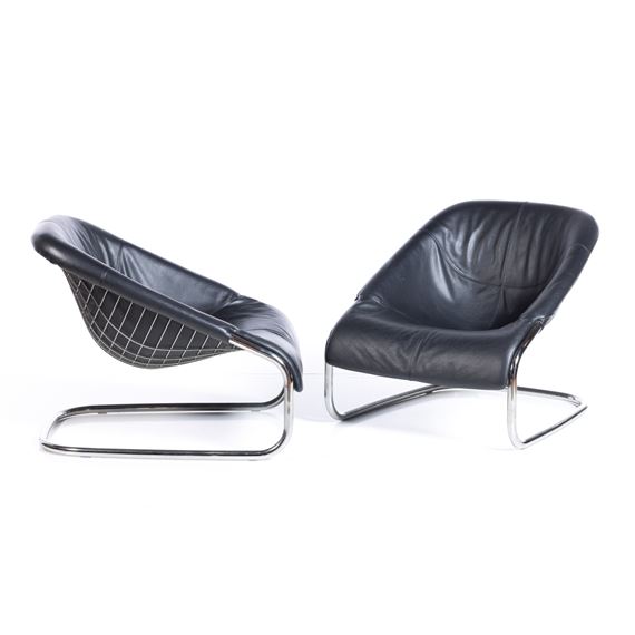 Par de Poltronas Cotina by Gordon Guillaumier, design séc. XX