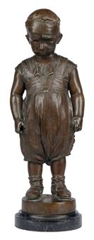 Sculpture of a child - Enric Clarasó