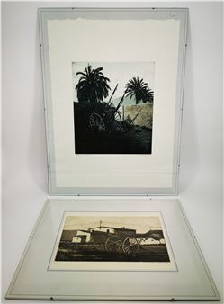 JENS RUSCH - TWO AQUATINT ETCHINGS - Jens Rusch