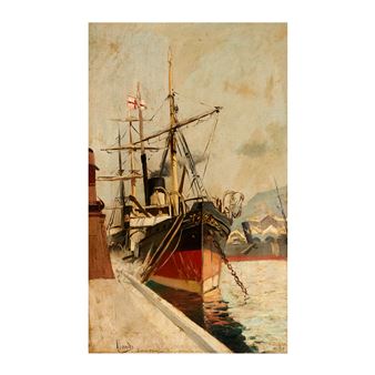 Vista del puerto - Cristofor Alandi