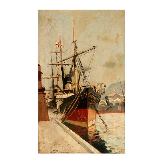 Vista del puerto by Cristofor Alandi