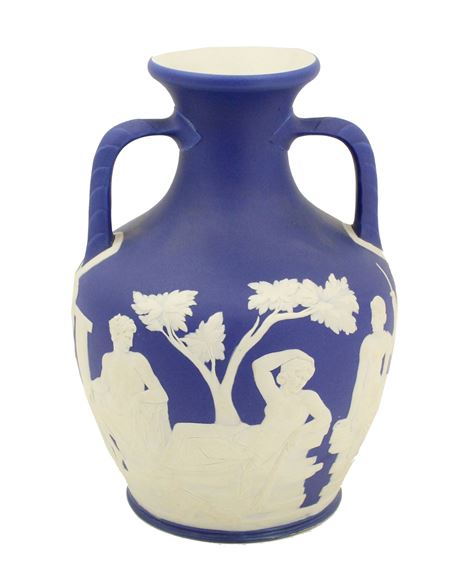 Rare 19th C. Early Production English Wedgwood Portland Vase, Ex-Collection Buten Museum - C. Early