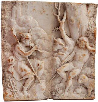 &quot;Hermes durmiendo a Argos&quot; - Central European School, 17th Century