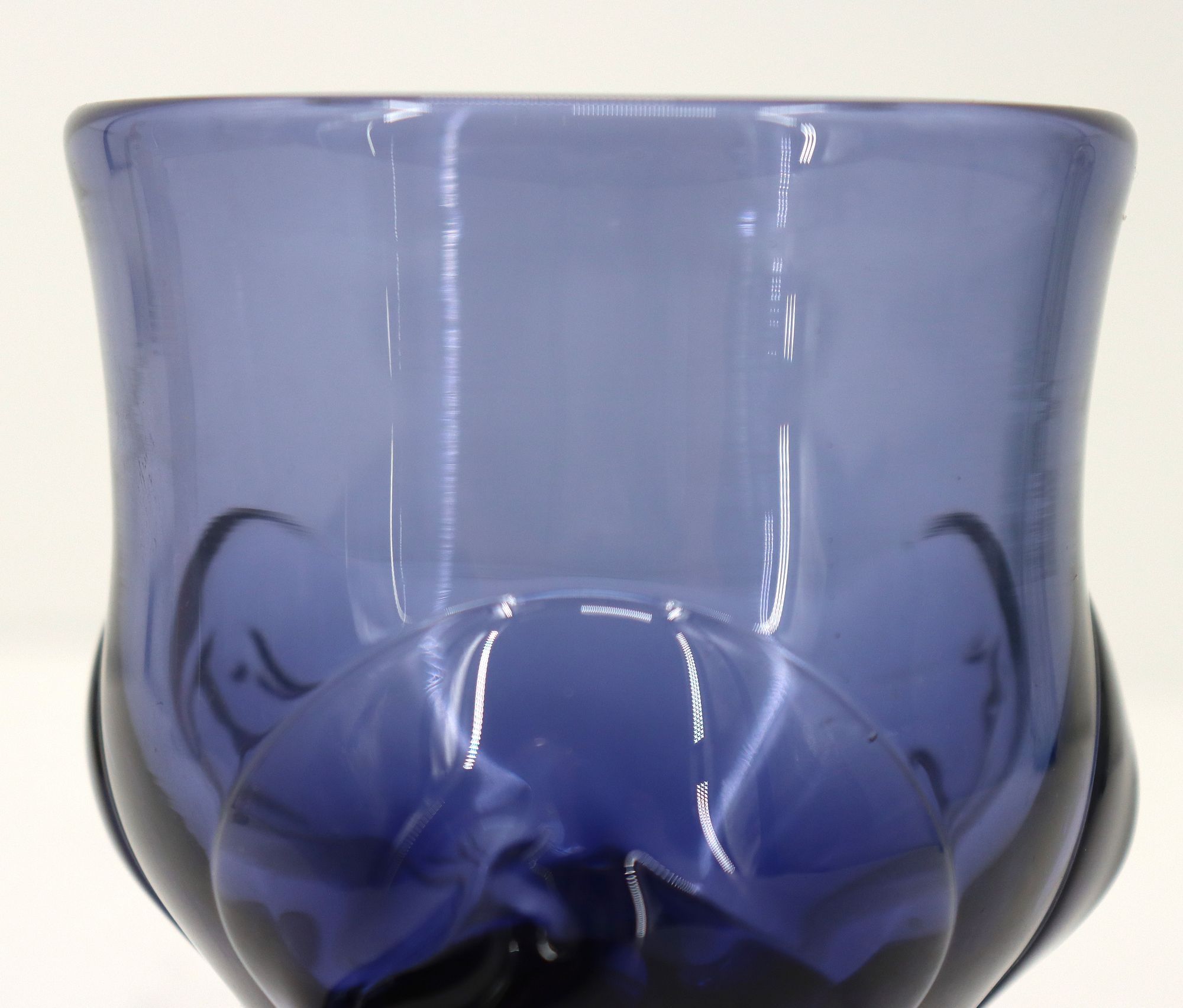 Dominick Labino | Dominick Labino Blue Glass Vase | MutualArt