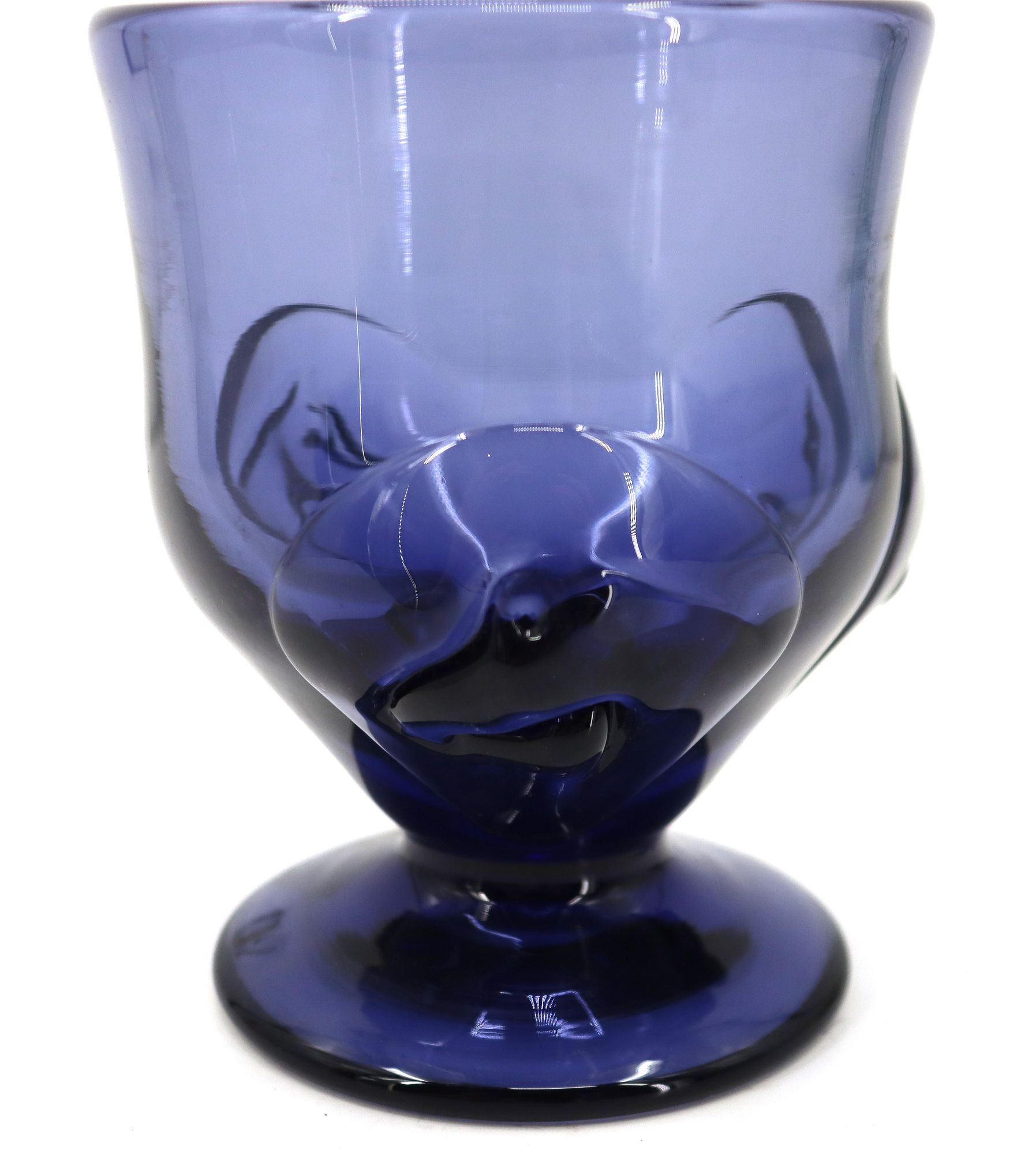 Dominick Labino | Dominick Labino Blue Glass Vase | MutualArt