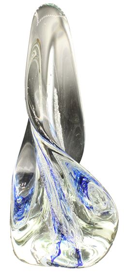 Rollin Karg (B. 1944) American, Art Glass Sculpture by Rollin Karg, 1998