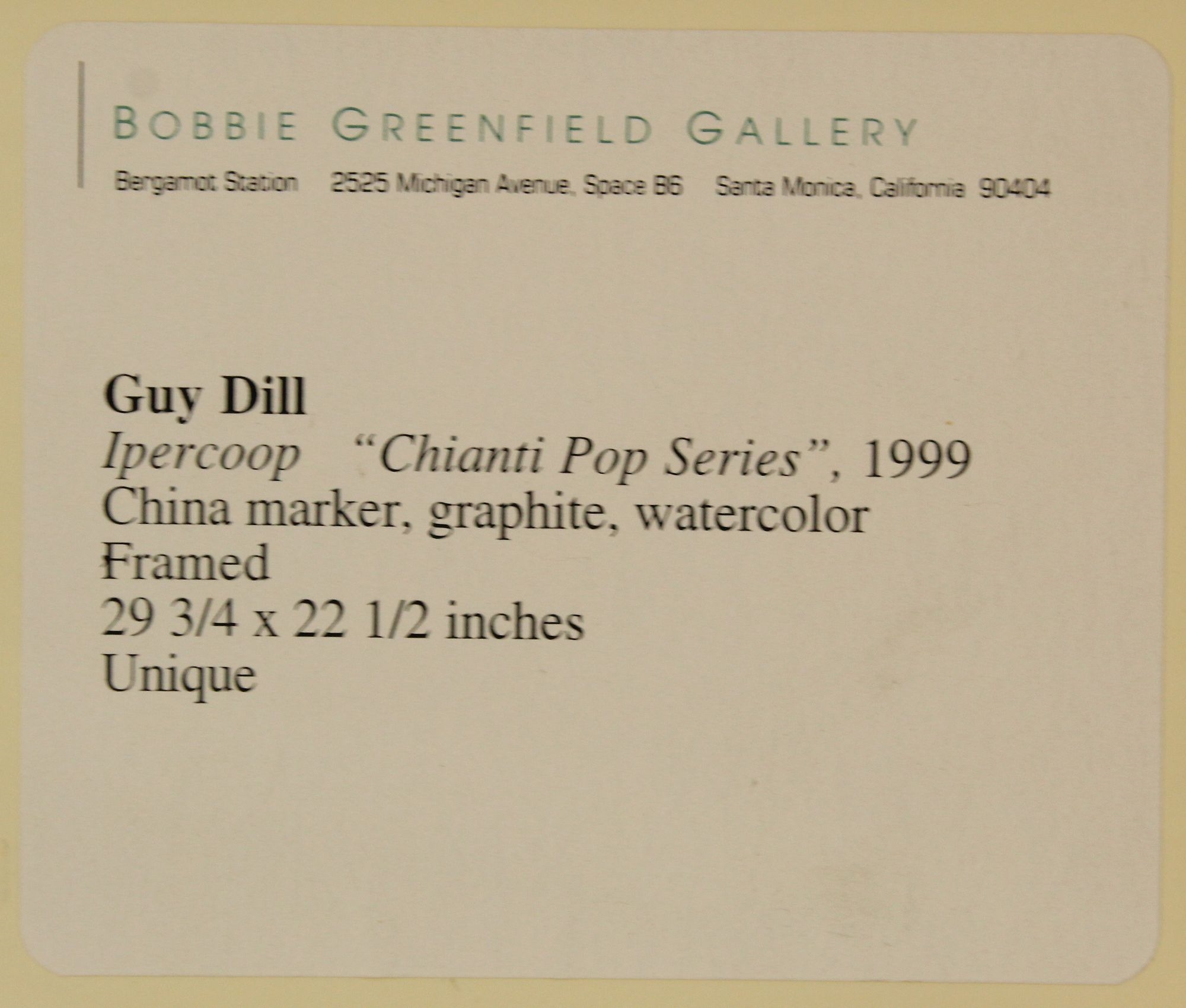 Artwork by Guy Dill, Guy Dill (b. 1946) American, Framed Mixed Media, Made of mixed media