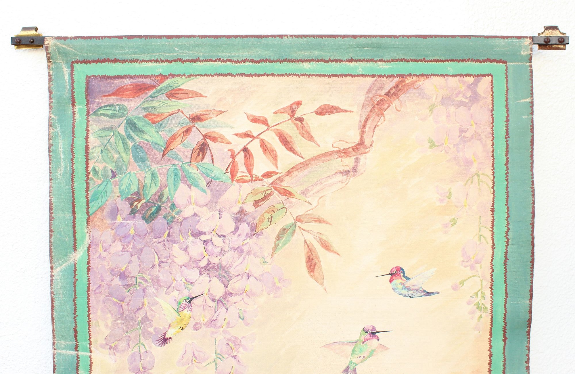 Artwork by William Relfe, William Relfe (1895-1986) American, Hand-Painted Tapestry, Made of Painted Tapestry