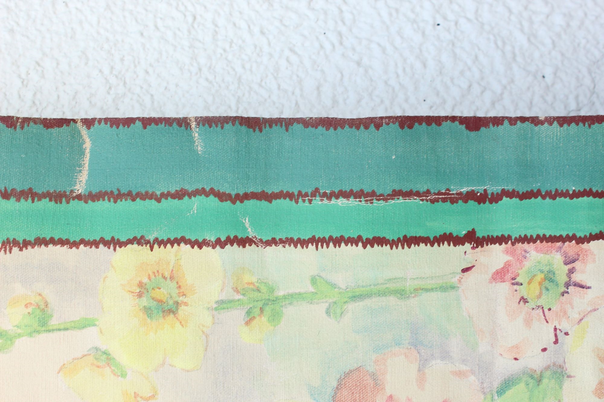 Artwork by William Relfe, William Relfe (1895-1986) American, Hand-Painted Tapestry, Made of Painted Tapestry