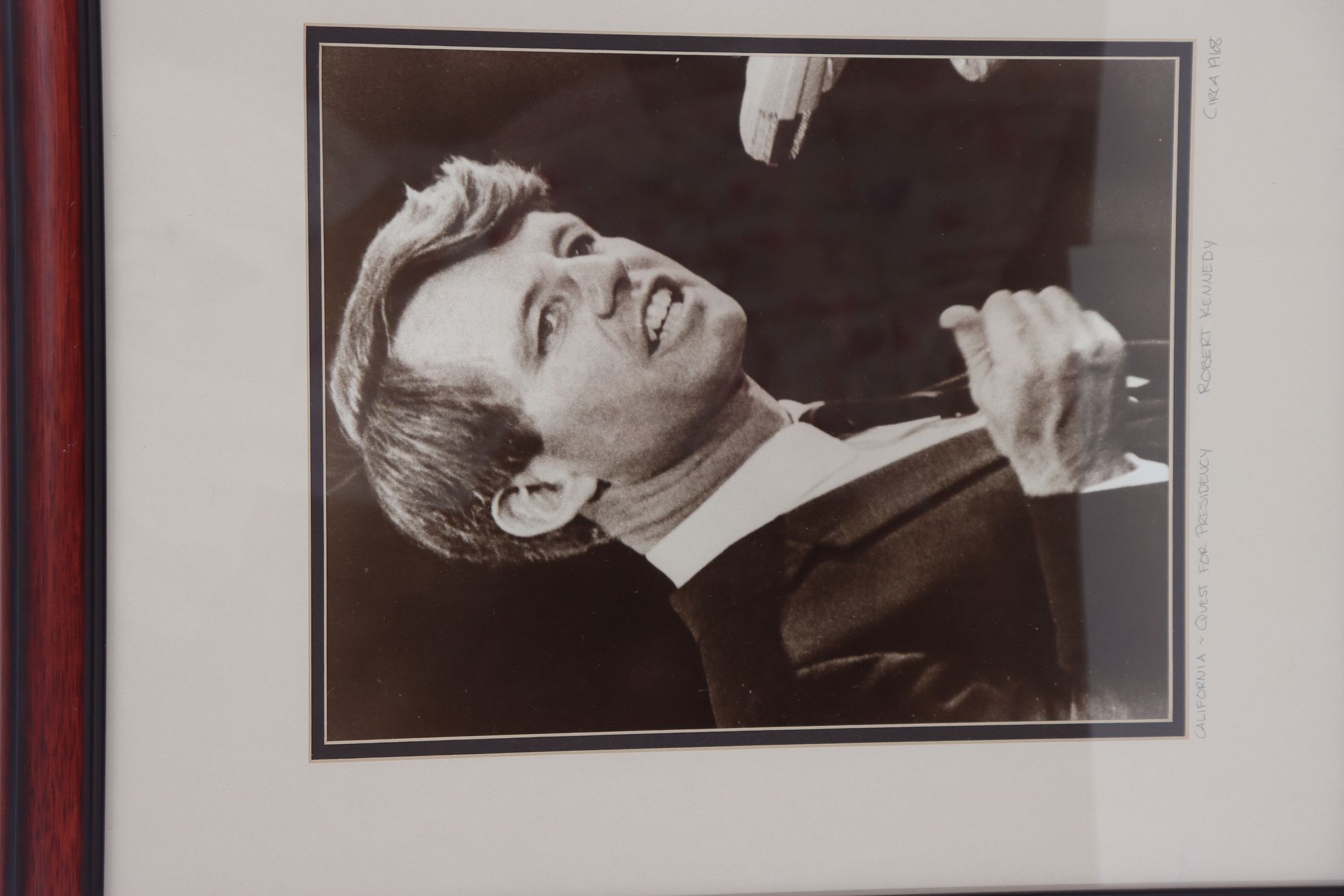 Artwork by Robert Kennedy, 2) Photographs - Robert Kennedy (1968) and Malcolm X/Martin Luther King Jr. (1964, Made of black and white photographs