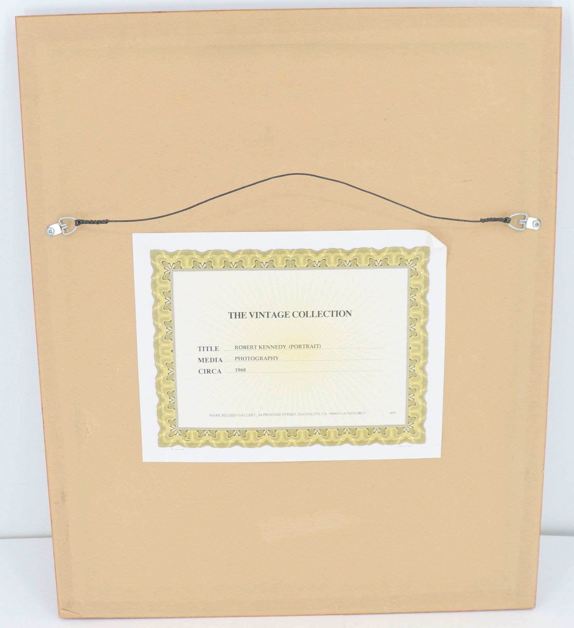 Artwork by Robert Kennedy, 2) Photographs - Robert Kennedy (1968) and Malcolm X/Martin Luther King Jr. (1964, Made of black and white photographs