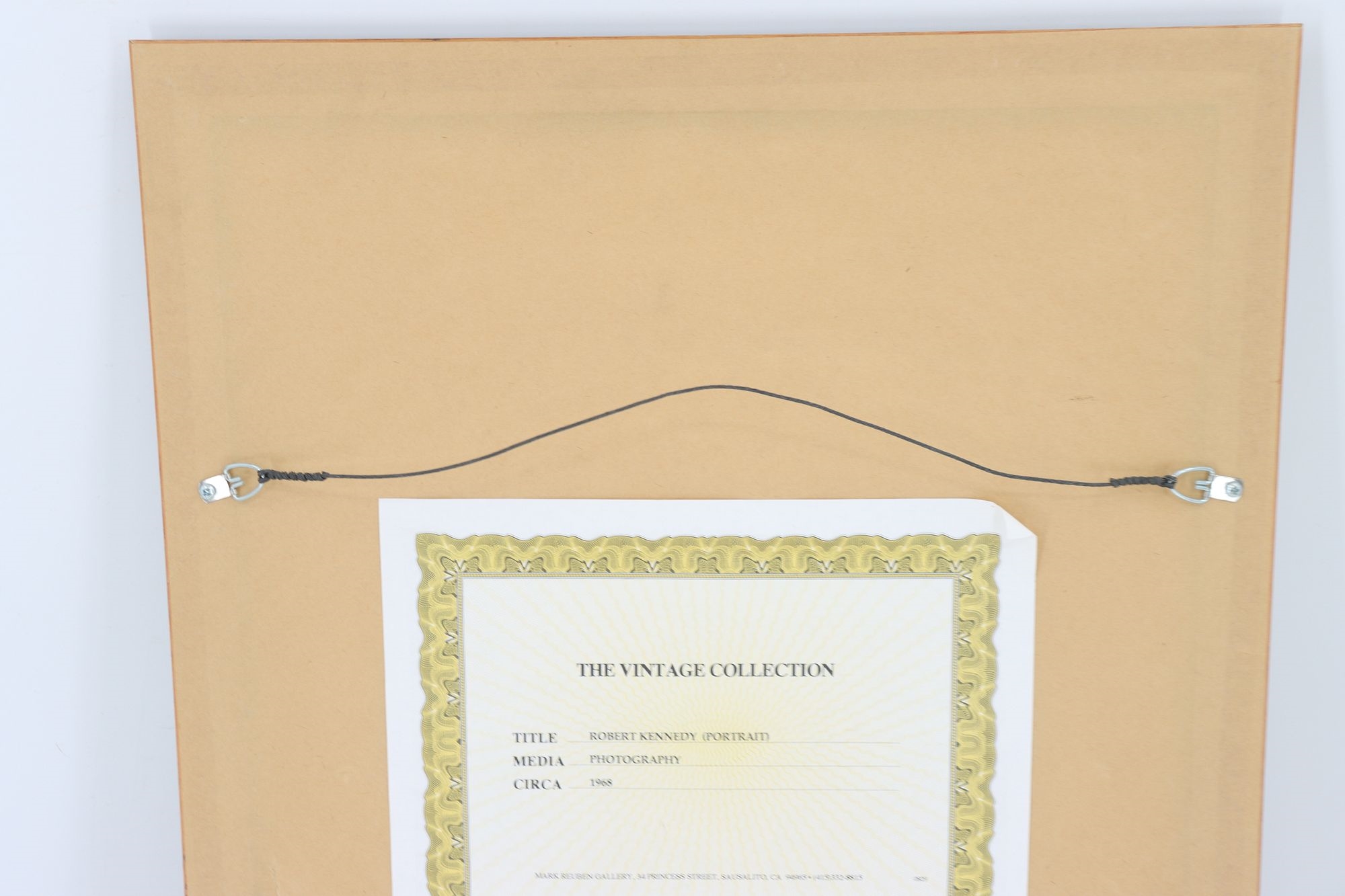 Artwork by Robert Kennedy, 2) Photographs - Robert Kennedy (1968) and Malcolm X/Martin Luther King Jr. (1964, Made of black and white photographs