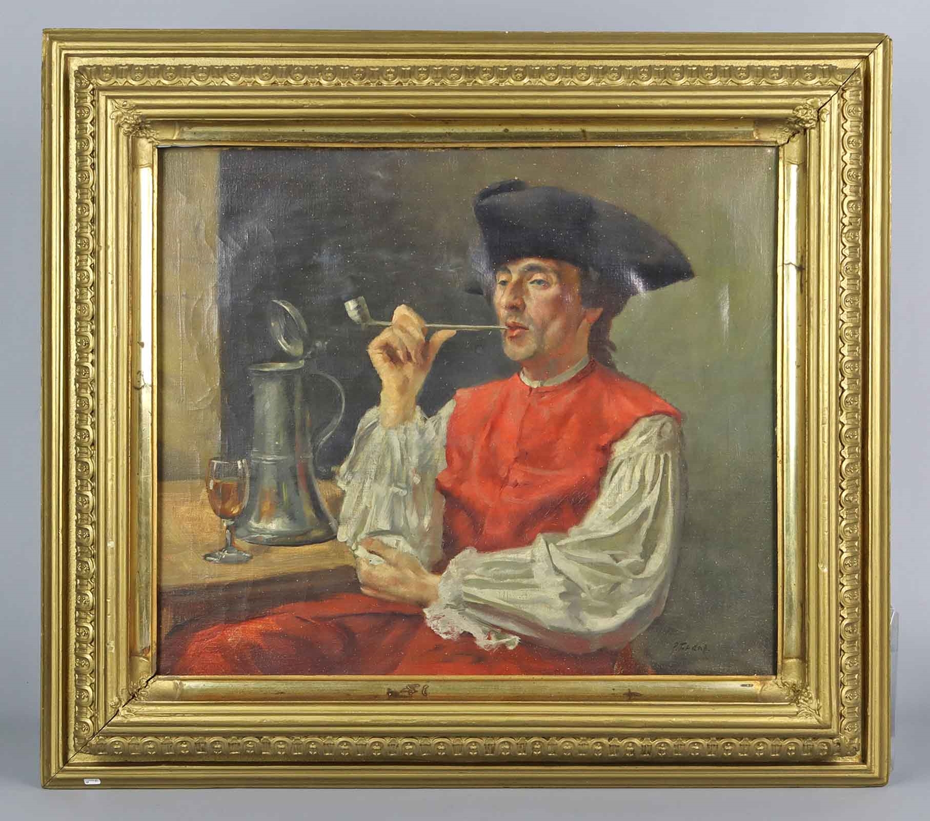 Tito Lessi | Der Pfeifenraucher - Franz, P | MutualArt