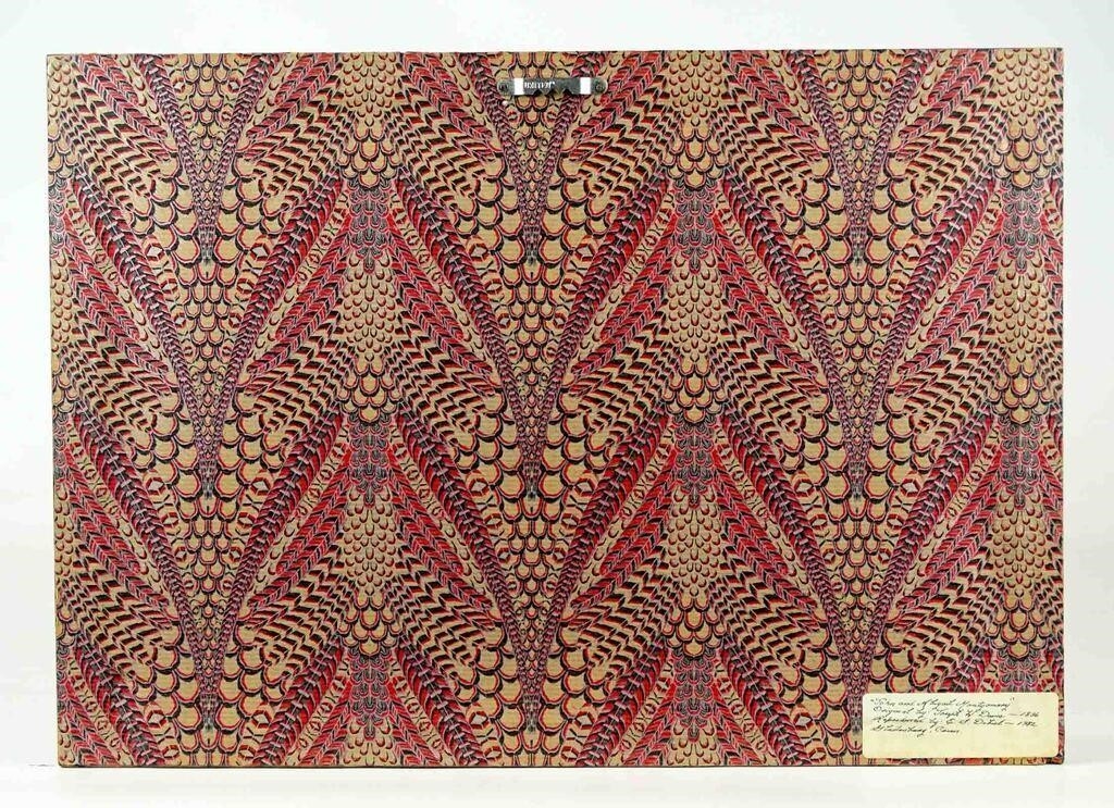 Artwork by Evelyn S. Dubiel, folk art watercolor. Overall 11 1/2" x 15 1/2". Provenance: Descendant of the artist., Made of watercolor