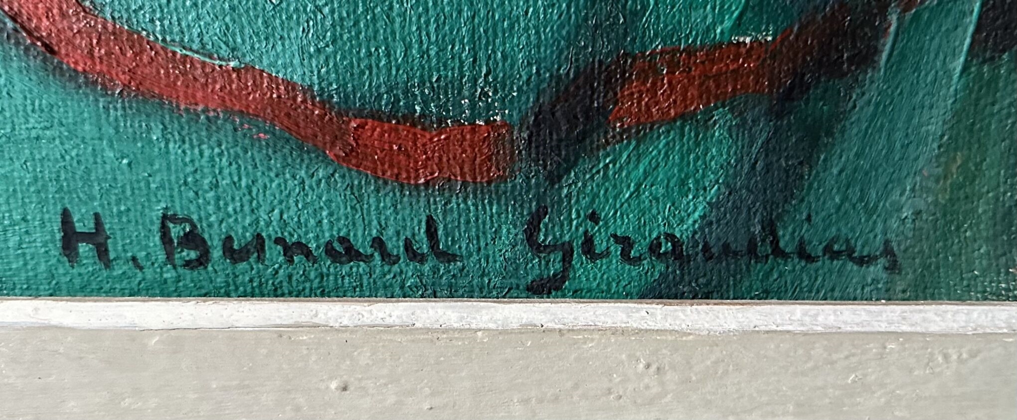 Artwork by Hélène Besnard-giraudias, La présentation du dernier-né, Made of oil on canvas