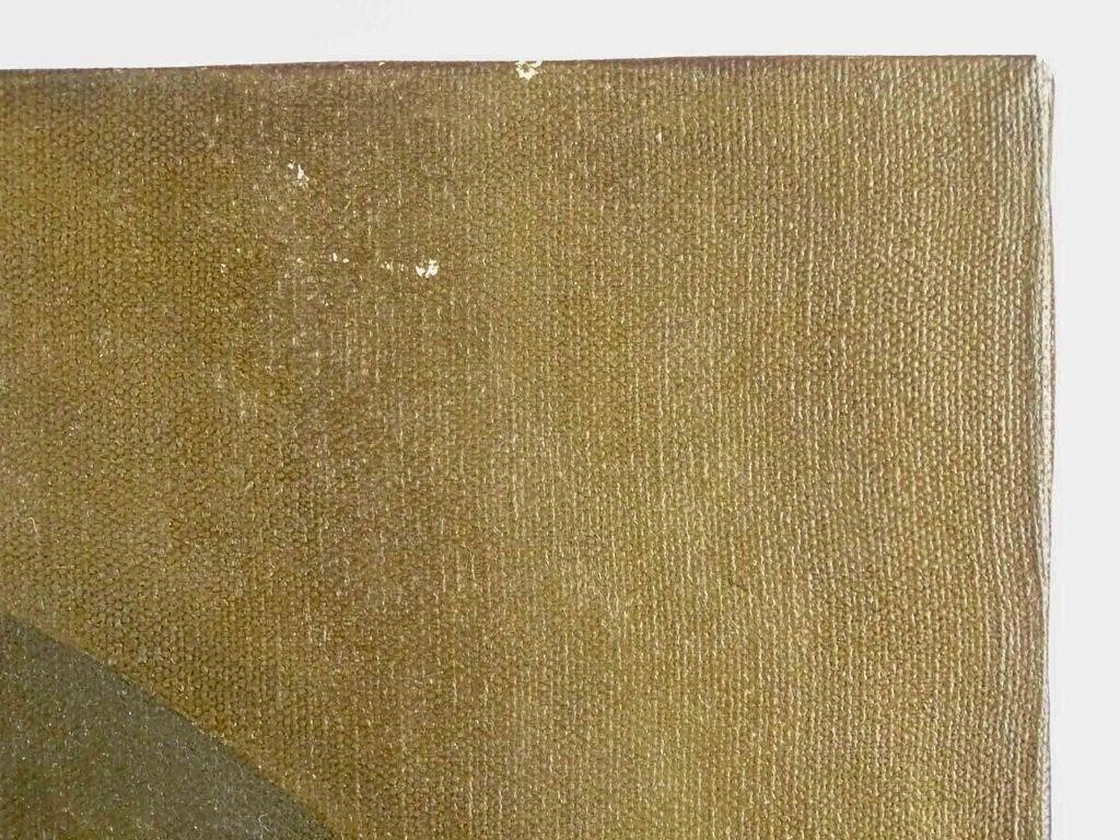 Artwork by Evelyn S. Dubiel, folk art portrait of a lady. Oil on canvas. Unframed. 20" x 16". Provenance: Descendant of the artist., Made of Oil on canvas