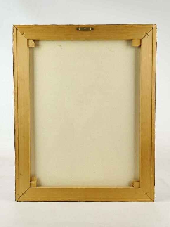 Artwork by Evelyn S. Dubiel, folk art portrait of a lady. Oil on canvas. Unframed. 20" x 16". Provenance: Descendant of the artist., Made of Oil on canvas