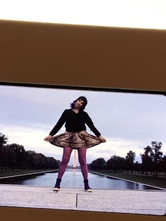 Artwork by Beth Stephens, Annie Sprinkle adult cinema actress, activist, Made of photograph