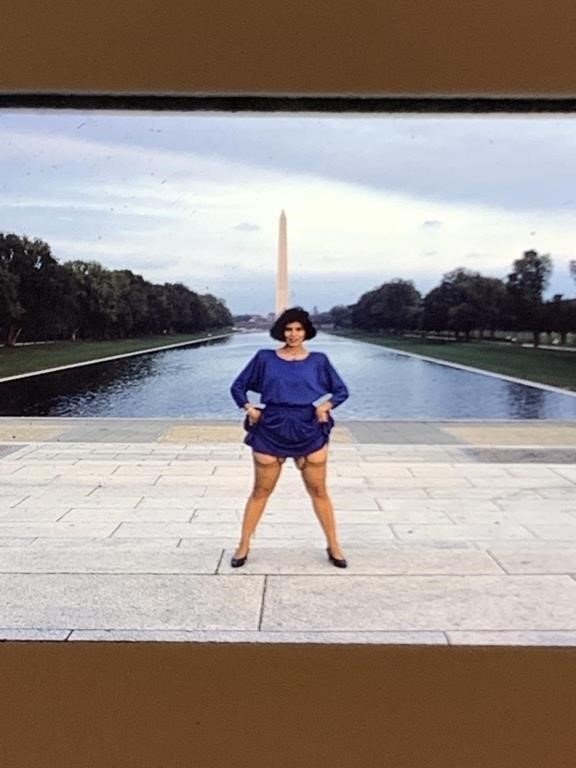 Artwork by Beth Stephens, Annie Sprinkle adult cinema actress, activist, Made of photograph