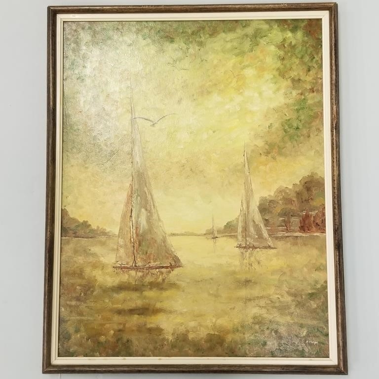 Artwork by Alice Moren Stolpe, Minnesota/Wisconsin, Made of oil painting on board