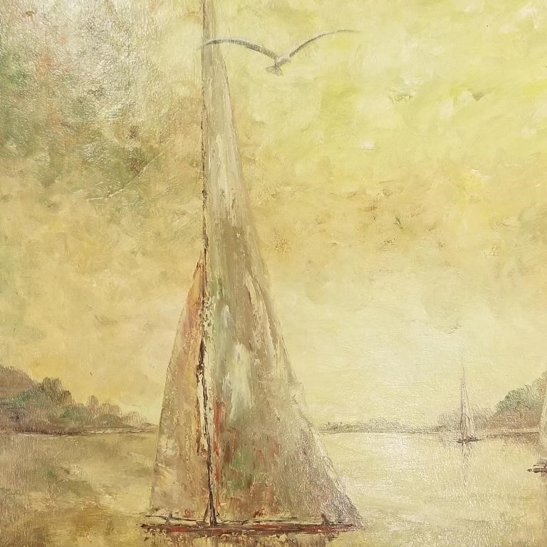 Artwork by Alice Moren Stolpe, Minnesota/Wisconsin, Made of oil painting on board