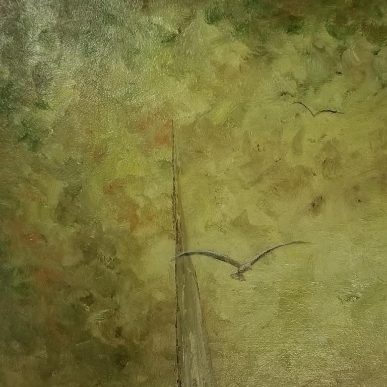 Artwork by Alice Moren Stolpe, Minnesota/Wisconsin, Made of oil painting on board