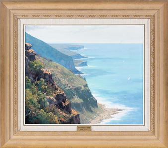 Sea Breeze and Majestic Cliffs at Otford, South Coast - Ray Giles