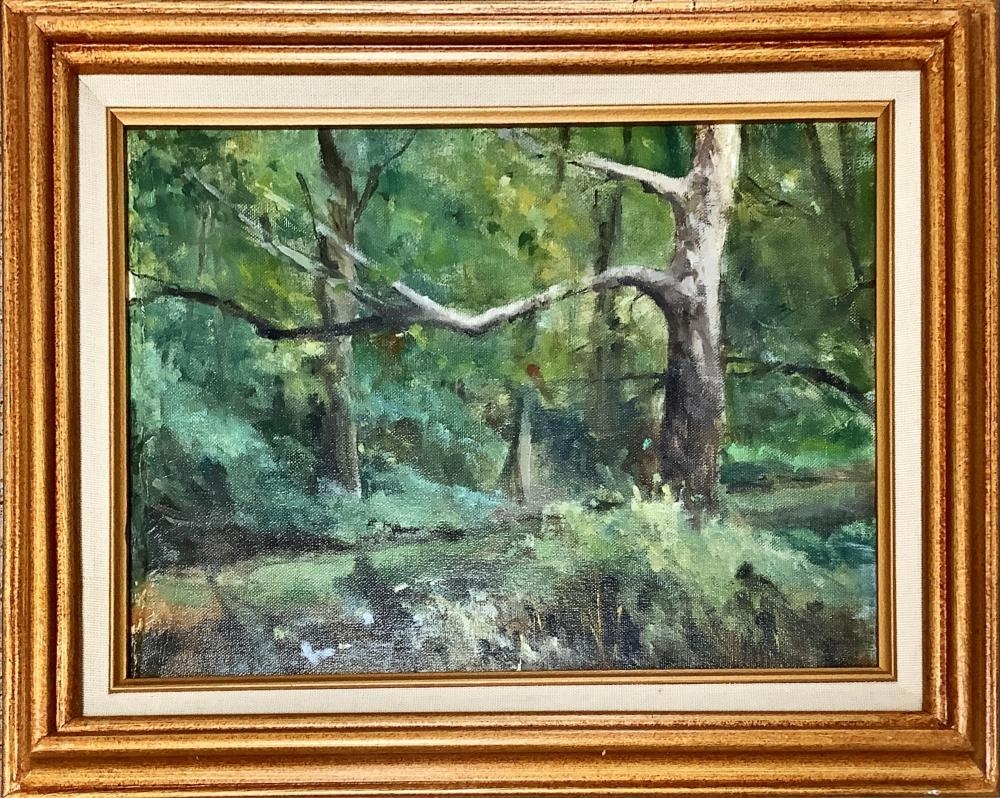 Artwork by Fritz Hoffman, Three Fritz Hoffman Oil Painting Paintings measure 16” x 12, Made of Oil Painting Painting