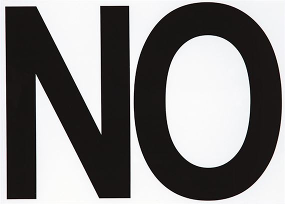 NO by Santiago Sierra, 2009