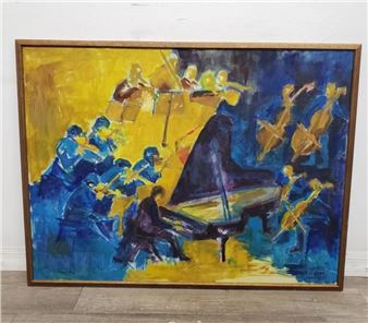 Suzanne Schwartz oil on canvas -  Susan Schwartz