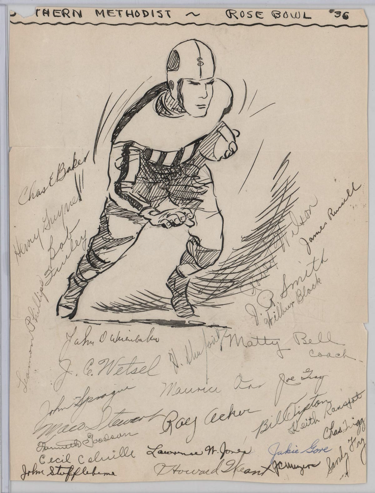 Sheldon Carpenter | Southern Methodist Football (1931 - 1936) | MutualArt