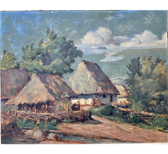 Chalupy na Podkarpatské Rusi by Václav Příhoda, 1928