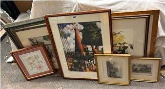 SELECTION OF PRINTS INCLUDING VAN GOUGH - David Van Gough