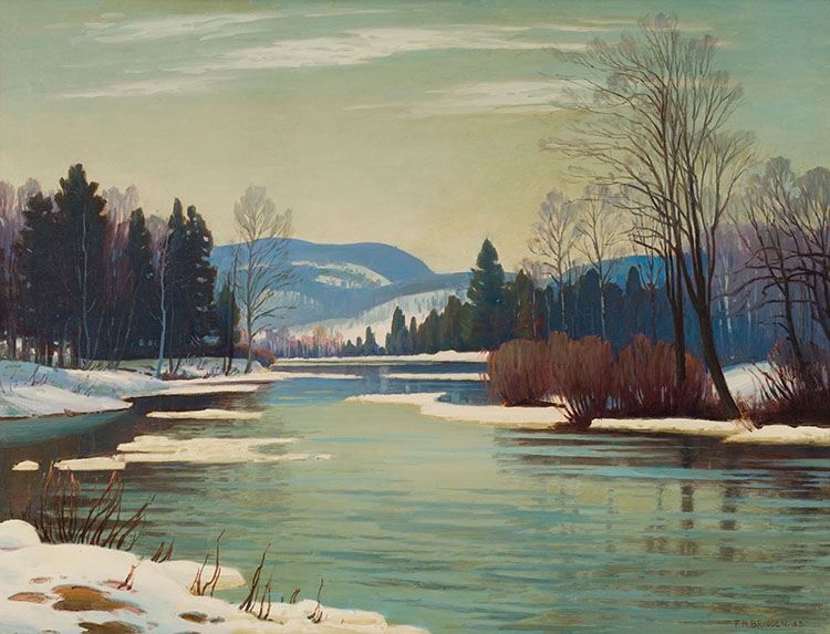 Frederick Henry Brigden | Last of the Winter in the Laurentians | MutualArt